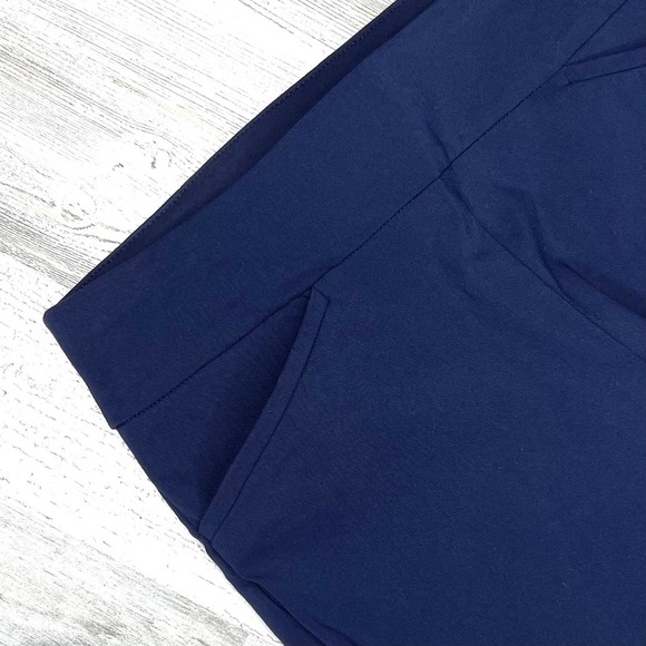 Chico’s Perfect Stretch Pedal Pusher Pants Navy Blue Women's Size S - Picture 8 of 12